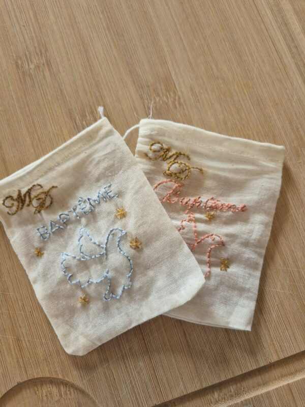 Sachets baptême